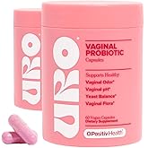O Positiv URO Vaginal Probiotics for Women pH Balance with Prebiotics & Lactobacillus Probiotic Blend - Vaginal Health Supplement - Promote Healthy Vaginal Odor & Vaginal Flora, 60 Count (Pack of 2)