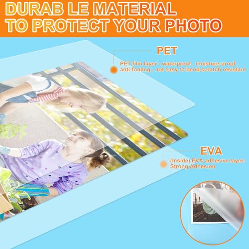 CAREGY 100 Pack Laminating Sheets, Hold 11 x 17 Inch Sheet, 3 Mil Clear Thermal Laminating Pouches 11.5 x 17.5 Inch Lamination Sheet Paper for Laminator, Round Corner
