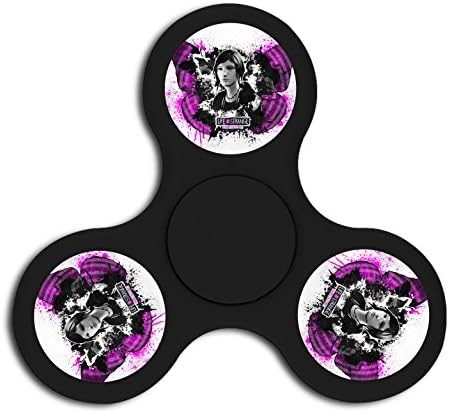 Niuc Life is Strange Before the Storm Fidget Hand Spinner Kill Time Toy With Ultra Speed Deep Groove Bearings Autism Toys Best Boredom Reducer Stress Toy Fidget Toy for Kids &amp; Adults (Black)
