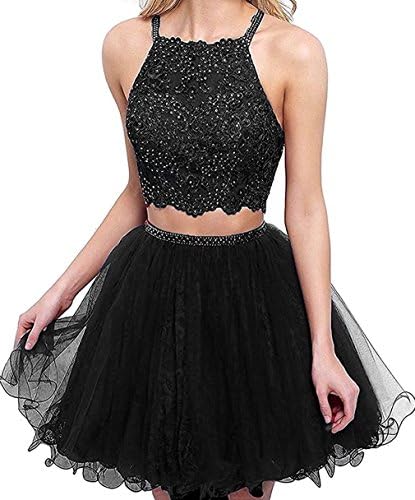 Perfectbaby Bridal Women's Lace Party Homecoming Dresses Two Pieces Cocktail Dress