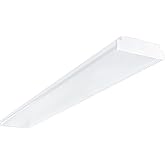 ANTLUX 4FT LED Wraparound Light 40W LED Garage Shop Lights, 40W 4400LM, 4000K, 4 Foot Wrap Around Fixture, 48 Inch Linear Strip Flush Mount Office Ceiling Lighting, 128W Fluorescent Tube Replacement