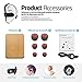LetMet V4.1 Bluetooth Headphones Wireless - Sport Earphones - HD Stereo - Sweatproof Earbuds With Mic - Noise Cancelling Headsets For Running Workout and Gym