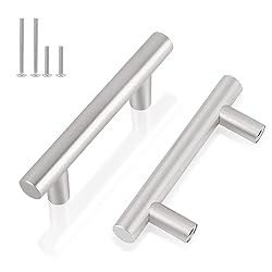 Gobrico Satin Nickel Cabinet Pulls 2-1/2" Hole
