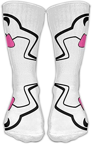 GIRL SPERMS Art Printed Socks Crazy Patterned Fun Long Cotton Socks