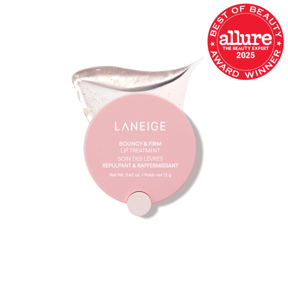 LANEIGE Bouncy & Firm Lip Treatment: Plumping & Firming Lip Care with Peony & Collagen Complex, Ceramide Capsules, & 5D Hyaluronic Acid for Hydration