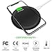 Wireless Charger, Ultra Slim Qi Fast Wireless Charging Pad Compatible with iPhone X /8/8 Plus/XS/XS MAX/XR/Galaxy Note 8/Note9/S8/S8+ /S9 /S9+ Wireless Charger (No AC Adapter)
