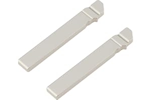 The Lord of the Tools 2pcs Car MQB Remotes HU162t Blank Key Blade 46.2 * 6.7mm Compatible with VW Compatible with Audi