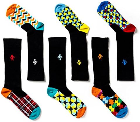 Sextet Men's Socks (Small (USA 4.5-9), Tremendous)