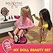 The New York Doll Collection 30 PC Doll Hair Care set - Includes Doll Cape and Waist Belt - Deluxe Hair Styling set for 18-inch Dolls
