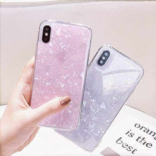 KC Crystals Case Glitter Dream Shell Patterned Design Case Soft Smooth Silicone Semi Transparent Back Cover for Samsung
