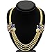 YouBella Jewellery Bollywood Ethnic Gold Plated Traditional Indian Necklace Set with Earrings for Women