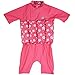 Splash About Collections UV SPF 50+ Sun Protection Float Suit with Adjustable Buoyancy, Pink Blossom