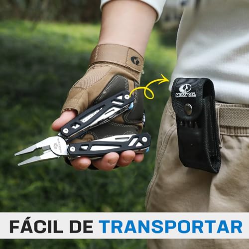 Mossy Oak Multi-purpose Pliers, 22 in 1 Multitool, Multipurpose Knife Multi-Tool with Pliers, Knife, for Repair, Hiking, Camping