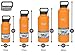 Healthy Human Stainless Steel Water Bottle | Double Walled Vacuum Insulated Water Thermos for Adults | Eco-Friendly Travel Bottles with Leak Proof Lid (Orange Sherbet, 21 oz/ 621 ML)