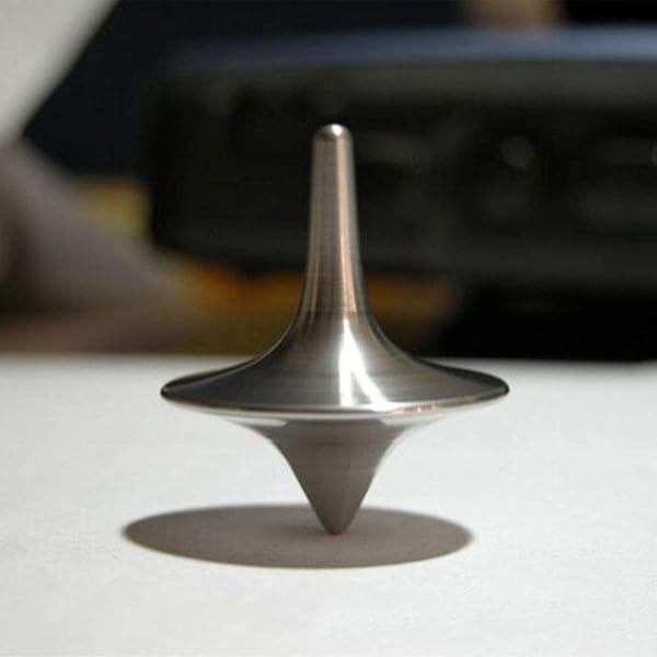 Accurate Spinning Top,Portable Precision Metal Spinner Top Premium Exquisite Perfect Balance Desktop Gyro Toys Vintage T
