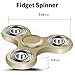 easyDecor EDC Tri Fidget Spinner Hand Toy Stress Reducer Focus Toy Relieves Anxiety And Boredom Guarantee 3 min + Spin Time (Gold)