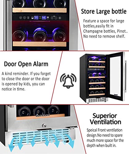 6 %25E3%2580%2590Upgraded%25E3%2580%2591Aobosi+Freestanding+Refrigerator+Stainless+Champagne