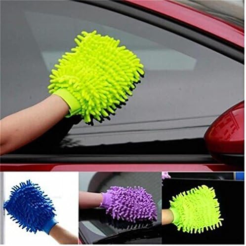 Super Mitt Microfiber Car Window Washing Cleaning Cloth Duster Towel Gloves