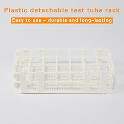 BIPEE Plastic Test Tube Rack, 21 Holes，Test Tube