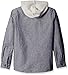 Lee Boys' Big Hooded Chambray Shirt