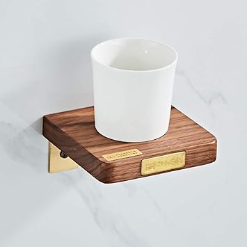 LAZ Estante del baño Toallero, Estilo rústico Vintage Montado ...