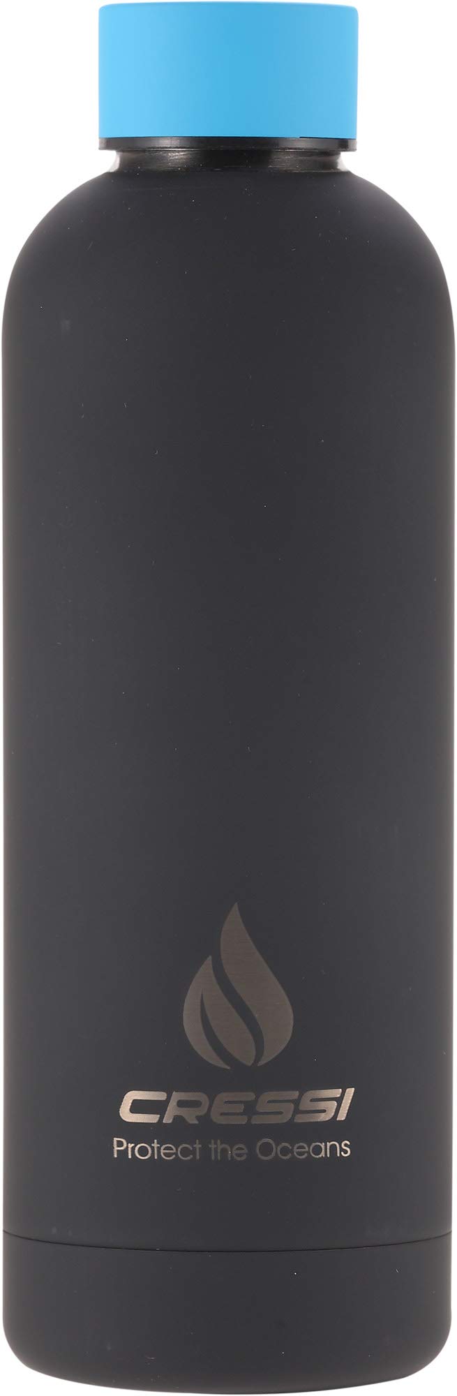 Cressi Rubber Coated Thermal Flask 500 ml - Sports Thermal Bottle, Rubber Covered