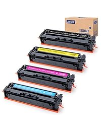 Jofoce - Paquete de 4 piezas de repuesto para HP 201X 201A CF400X CF401X (1BK, 1C, 1M, 1Y), compatible con impresora HP Color Laserjet Pro MFP M277dw M252dw M277 M277n M277c6 M252 M252n M274n