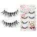 Voberry Women Gril Lady Big Sale! 5 Pair/lot Crisscross False Eyelashes Lashes Voluminous HOT Eye Lashes (Black)