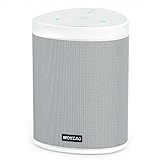 Bluetooth Speakers Wireless V4.0 with True 360 Surround Sound,Strong 30W Bass,MOKCAO SoundBoom Portable Sound with Water Resistant IPX4,Built in Battery,for home,Party,Tablets(White)