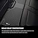 Husky Liners X-act Contour Floor Mats | Fits 2015-2024 Ford F-150 (Incl 2022-2024 Lightning); 2017-2024 Ford F-250/F-350/F-450 SuperCrew w/o Fold Flat Storage (Full Cvg) | 2nd Row, 1-pc Black - 53491