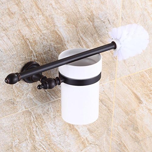 GZF Toilet Brush Set brush vintage bathroom black antique European copper toilet seat toilet toilet brush holder set