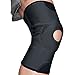 ACE Brand Open Patella Knee Support, Gel Cushioning Conforms to Your Knee for Comfort and Support, Large/X-Large, Black, 1/Pack