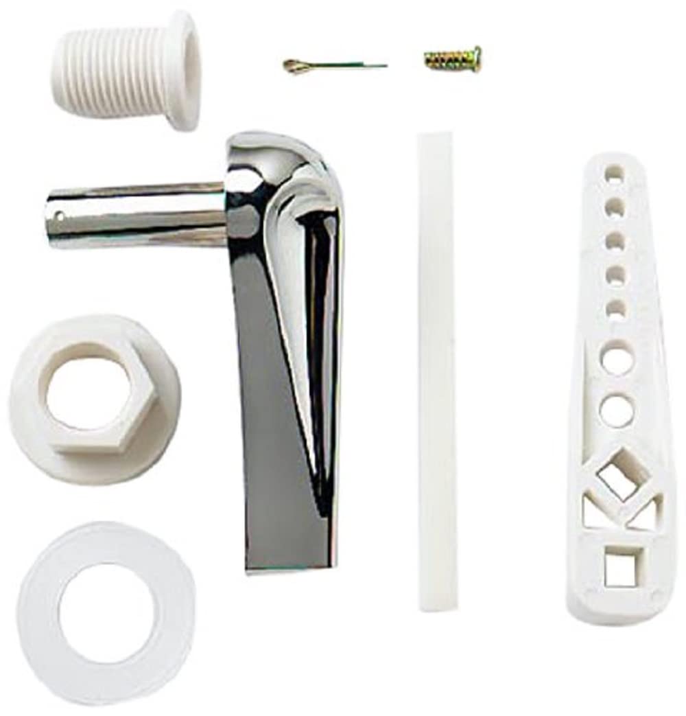 Merriway® BH01568 Low Level WC Toilet Cistern Handle Set, Plastic - Chrome Plated