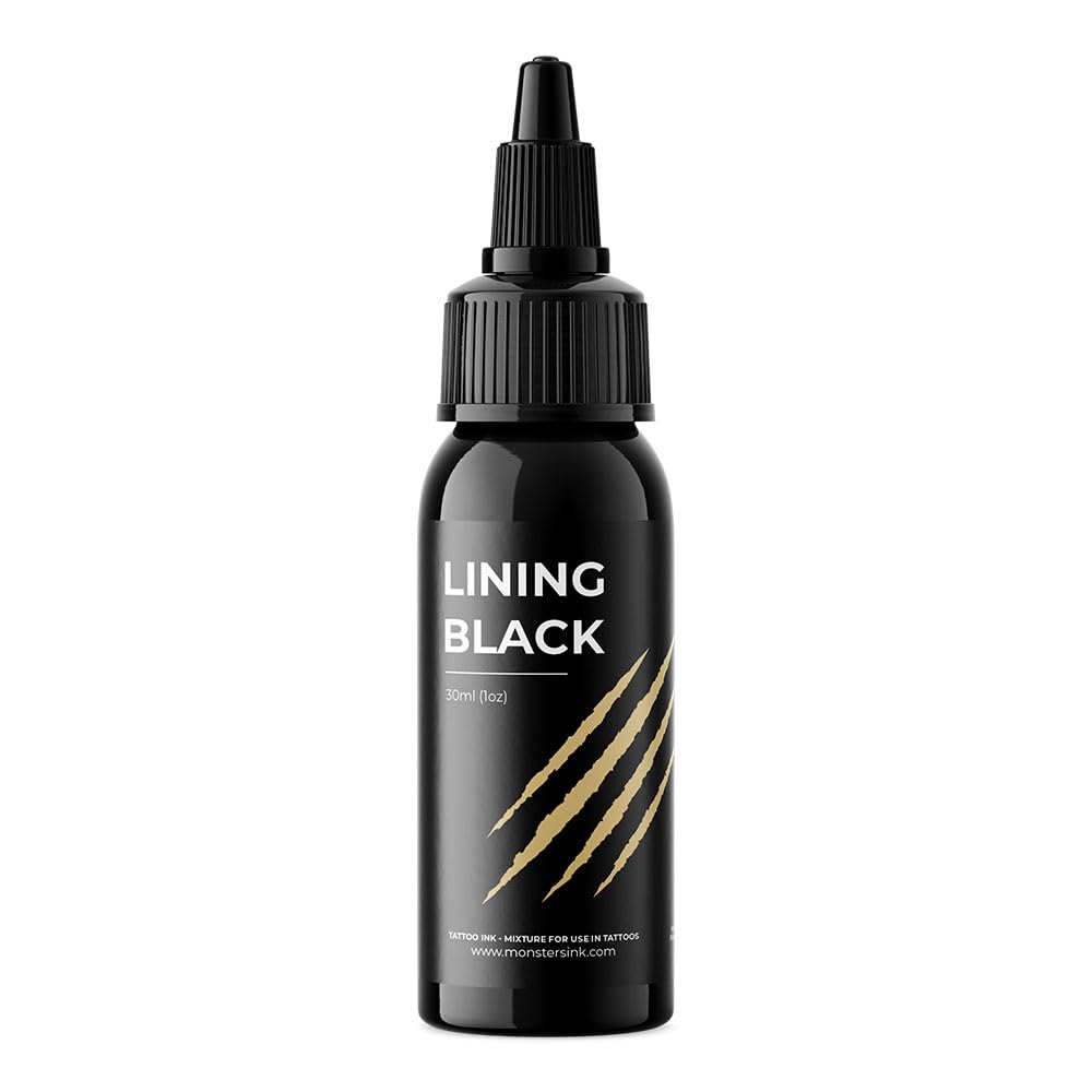 Lining Black Tattoo Ink, a Dynamic Lining Black Tattoo Ink that Creates Crisp, Solid Lines — image 1