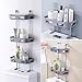 LIANTRAL Over the Toilet Storage, 3-Tier Bathroom Space Saver Organizer, No Drilling Bathroom Shelf
