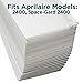 AprilAire 401 Replacement Furnace Filter for AprilAire 2400, Space-Gard 2400 Whole-House Air Purifiers - MERV 10, 16x25x6 Air Filter (Pack of 2)