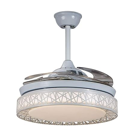 42 Inch Invisible Ceiling Fan Light Restaurant 3 Color Adjustment