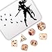 Rose Gold / Copper (Metal) D&D Dice Set for RPGs for Tabletop Roleplaying Games, DND, Pathfinder RPG