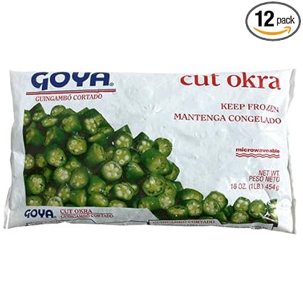 Cut okra frozen vegetable 16oz (041331091305)