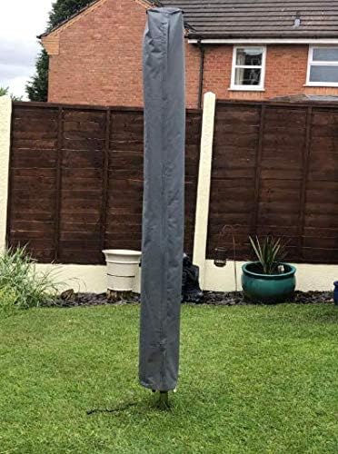 PATIO PLUS Large Whirly Rotary Washing Line Cover 16x16x180cm Universal Premium Durable ⌠Oxford fabric + PVC⌡ Protective Cover, Grey - Image 5