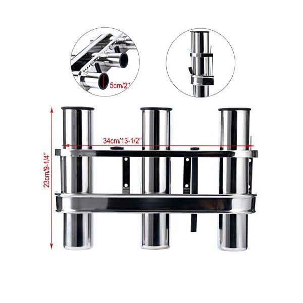 Amarine-made-Stainless-Triple-Fishing-Rod-Storage-Holder-Rack-Boat-Organiser
