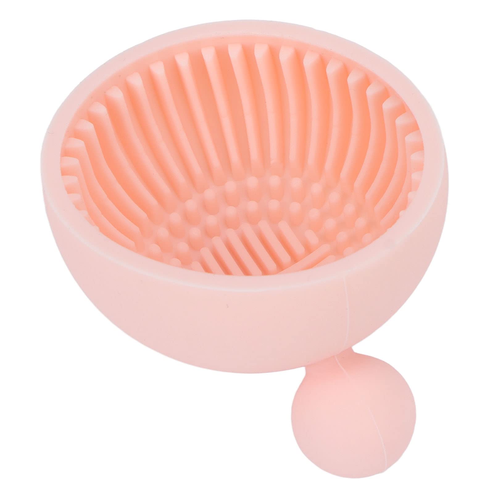 Makeup Brush Cleaning Bowl, Portable Makeup Cleaning Brush Scrubber Bowl, Flexible Silicone Cosmetic Brush Cleaner, Cleaning Washing Tool for Cosmetic Brush