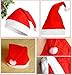 12pcs Christmas Santa Hat,Economical Traditional Red&White Xmas Santa Claus' Cap for Holiday Party(Upgraded the Size&Material in 2018)