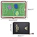 Hipiwe Football /Soccer Coach Board with Zipper - Perfect Leather Soccer Tactics Board for Coaches, Players
