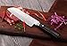 Hecef 7 Inch Santoku Chef Knife Stainless Steel Japanese Forged Steel Kitchen Knife with Wood Hand