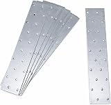 LLB Pack of 10 Galvanised Z275 Joining Plates 200x40x2mm 8" Timber Wood view 3