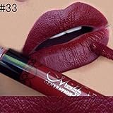 Kinghard Waterproof Lip Gloss Matte Velvet Long Lasting Lipstick Pencil Cosmetic (Red)