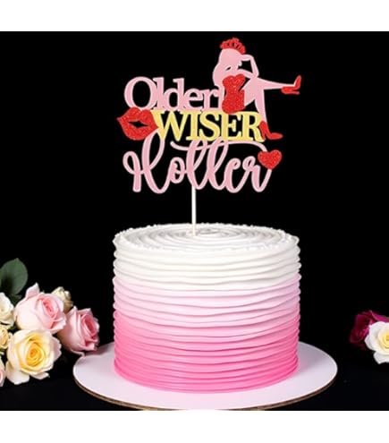 Xo, Fetti Older Wiser Hotter Banner - Iridescent, 3 Ft - View #4