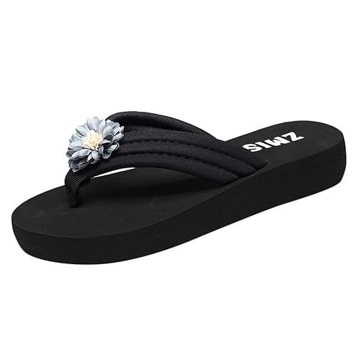 Yesmile Damen Sandalen Sandalen Damen Sommer Flache Offene Sandalen Damen Flach Schuhe Sandaletten Flip Flop Böhmische Strand