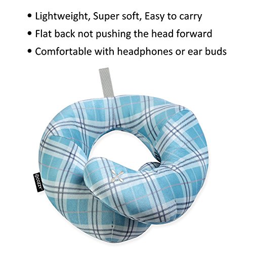 BCOZZY Chin Supporting Travel Neck Pillow Supports The Head, Neck and